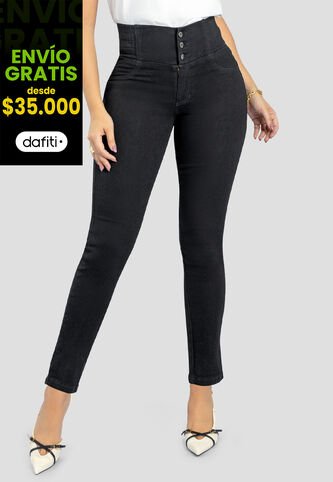 Jean Mujer Negro Mp 111055 MP