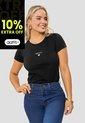 Camiseta Mujer Negro Mp 114021 de MP