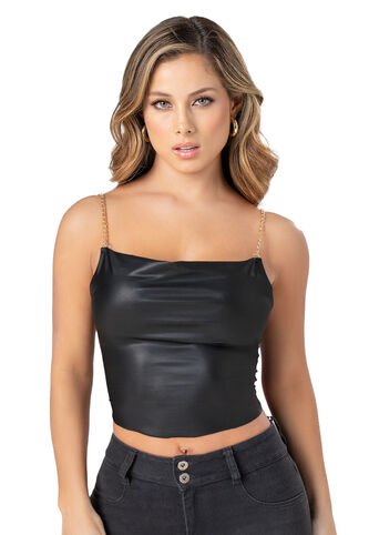 Top Mujer Negro Mp 5005 MP