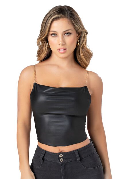 Top Mujer Negro Mp 5005