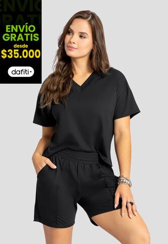 Conjunto Mujer Negro Mp 110863 MP