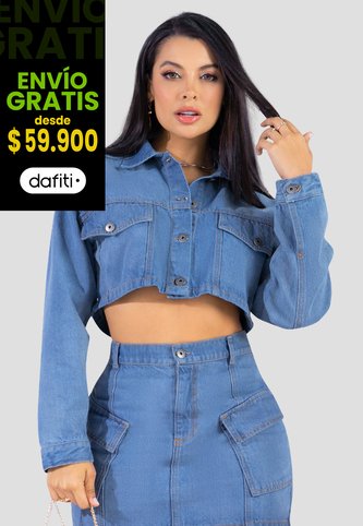 Chaqueta Mujer Azul Medio Mp 103241 MP