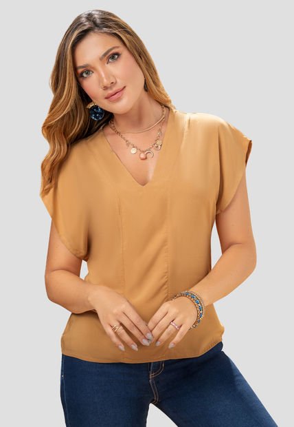 Blusa Mujer Caramelo Mp 102821