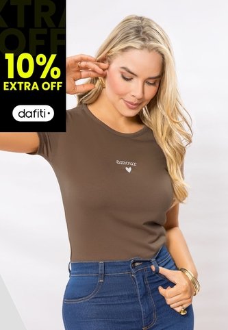 Camiseta Mujer Chocolate Mp 114021 MP