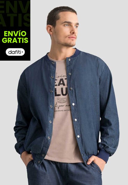 Chaqueta Hombre Azul Oscuro Mp 112738