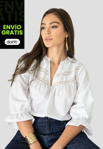 Blusa Mujer Blanco Mp 113006 MP