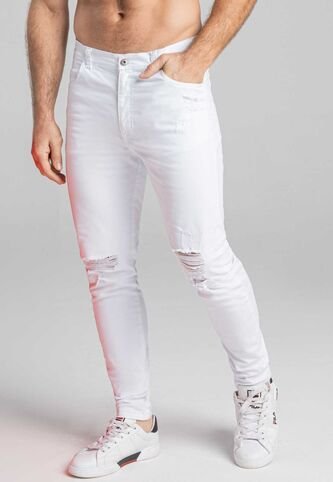 Jean Hombre Blanco Mp 266 MP