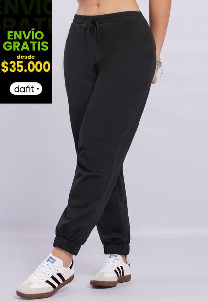 Jogger Mujer Negro Mp 110793