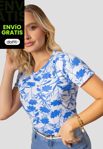 Camiseta Mujer Estampado Mp 112390 MP