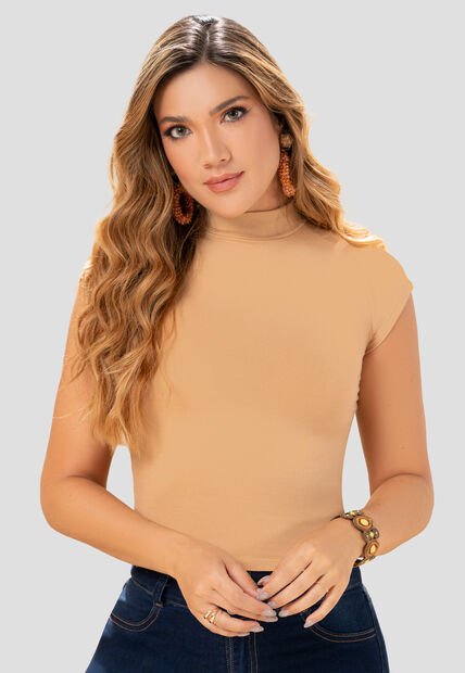 Blusa Mujer Beige Mp 102963