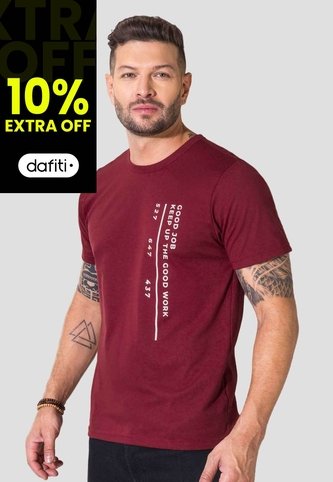 Camiseta Hombre Merlot Mp 2112 MP