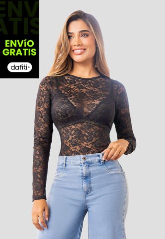 Camibuzo Mujer Negro Mp 112654 MP