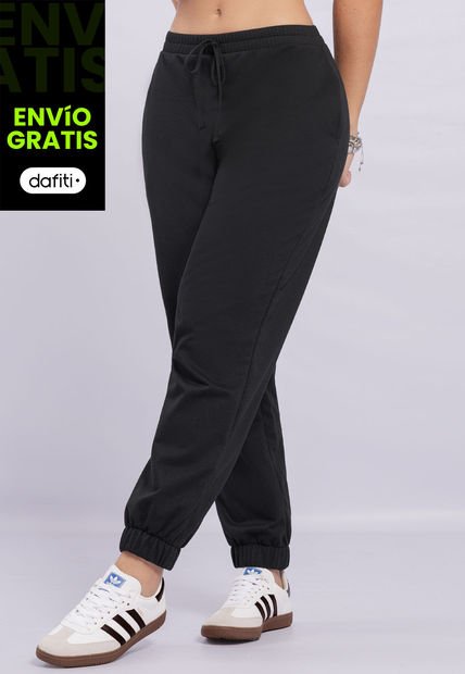 Jogger Mujer Negro Mp 110793