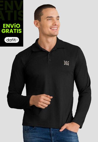 Camibuzo Hombre Negro Mp 105401 MP