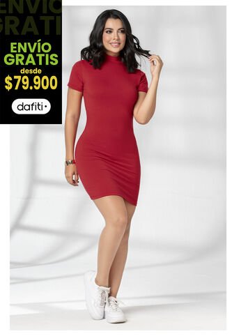 Vestido Corto Mujer Rojo Mp 5947 MP