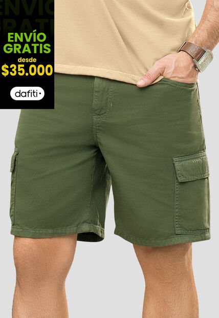 Bermuda Hombre Verde Mp 110344