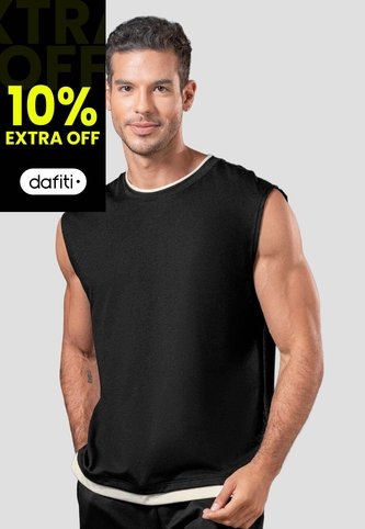 Camisilla Hombre Negro Mp 114490 MP