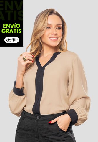 Blusa Mujer Bicolor Mp 112663 MP