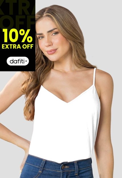 Blusa Mujer Blanco Mp 114384
