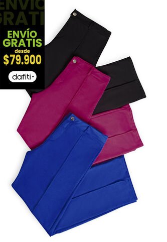 Pantalón Mujer Azul Rey Mp 89017 MP