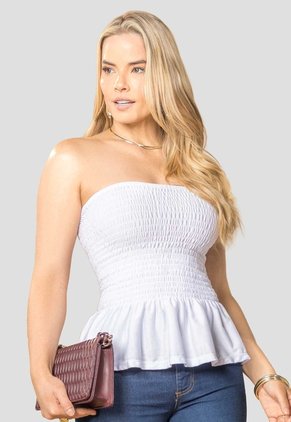 Blusa Mujer Blanco Mp 114228