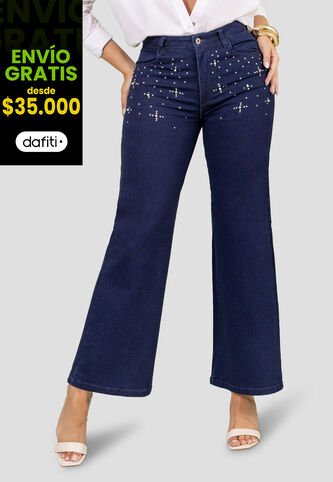 Jean Mujer Azul Oscuro Mp 110342 MP