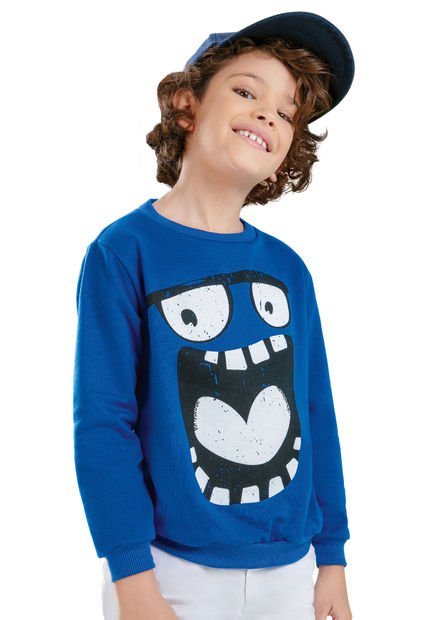 Buzo Infantil Niño Azul Mp 9783