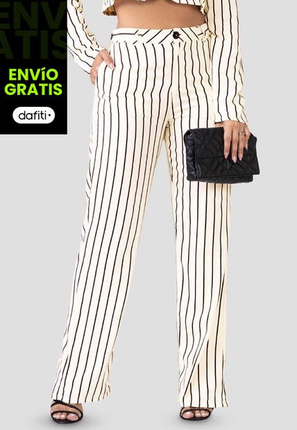 Pantalón Mujer Blanco Mp 100298
