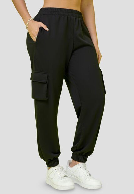 Jogger Mujer Negro Mp 108116