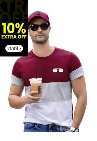 Camiseta Hombre Merlot Mp 96018 MP