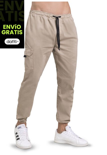 Jogger Hombre Beige Mp 2910