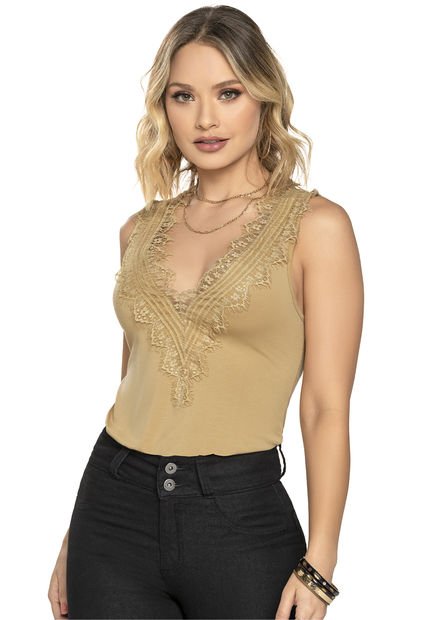 Camiseta Mujer Caramelo Mp 4734