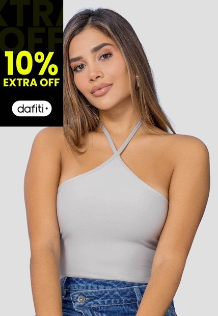 Blusa Mujer Gris Claro Mp 114222