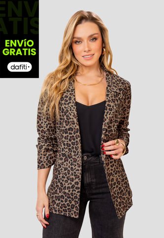Blazer Mujer Estampado Mp 112655 MP