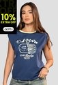 Camiseta Mujer Azul Profundo Mp 114477 de MP