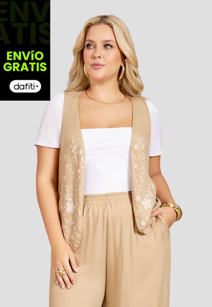 Chaleco Mujer Latte Mp 112257