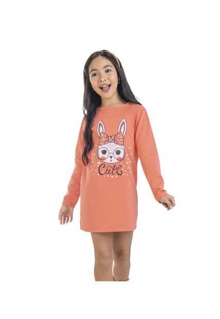 Vestido Infantil Mandarina Mp 4663
