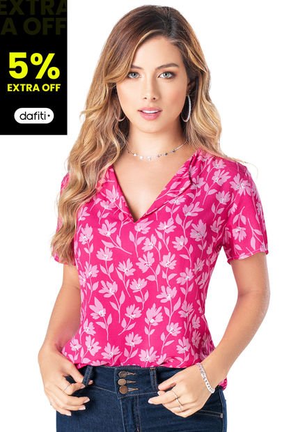 Blusa Mujer Rosa Mp 88843