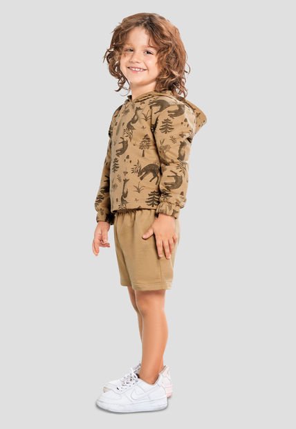 Conjunto Infantil Masculino Caramelo Mp 102051