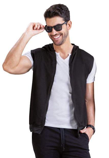 Chaleco Hombre Negro Mp 4390
