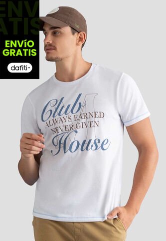 Camiseta Hombre Blanco Mp 112554 MP