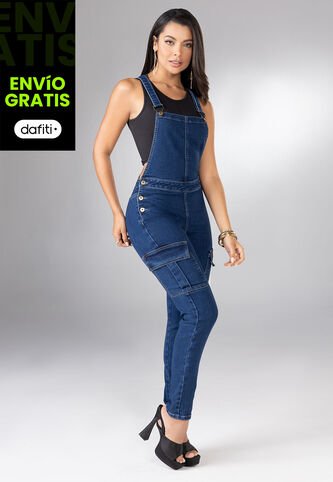 Overall Largo Mujer Azul Medio Mp 100395 MP