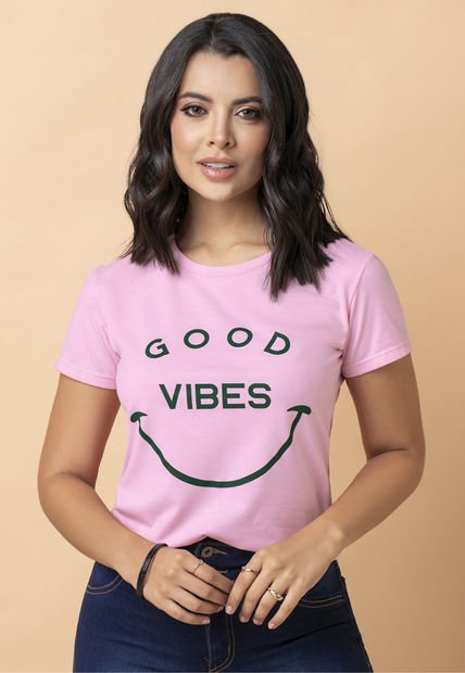 Camiseta Mujer Rosado Mp 2359