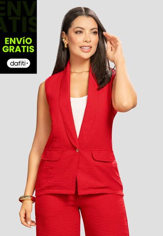 Blazer Mujer Rojo Mp 112514 MP