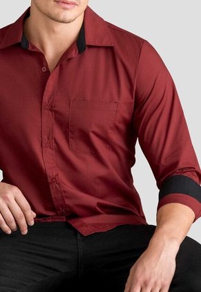 Camisa Hombre Merlot Mp 112807