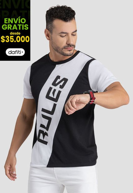Camiseta Hombre Multicolor Mp 101747
