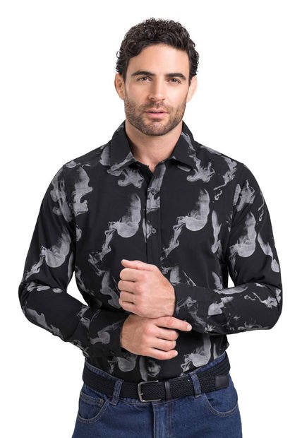 Camisa Hombre Multicolor Mp 3140