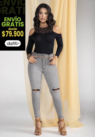Jean Mujer Gris Mp 5315 MP