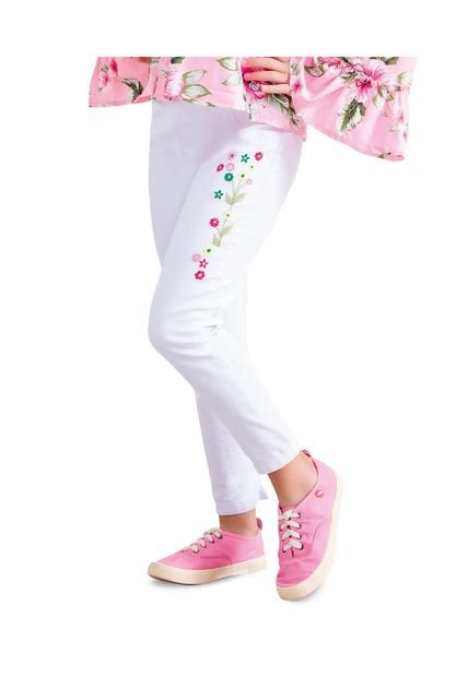 Jegging Para Niña Blanco MP