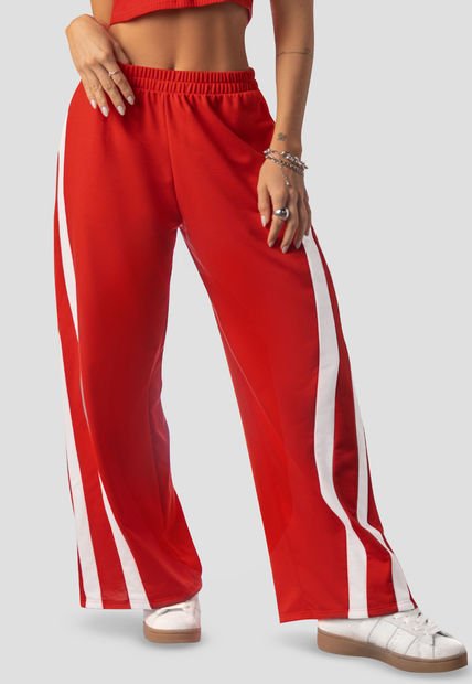 Pantalón Mujer Rojo Mp 110139
